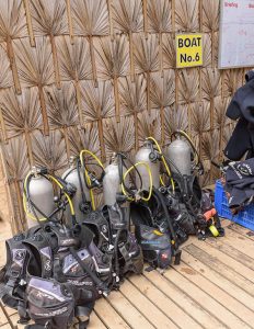 Scubapro dive equipment at our Divinguru Nilaveli diving centre