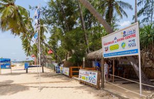 Beach entrance of Trincomalee Diving Centre